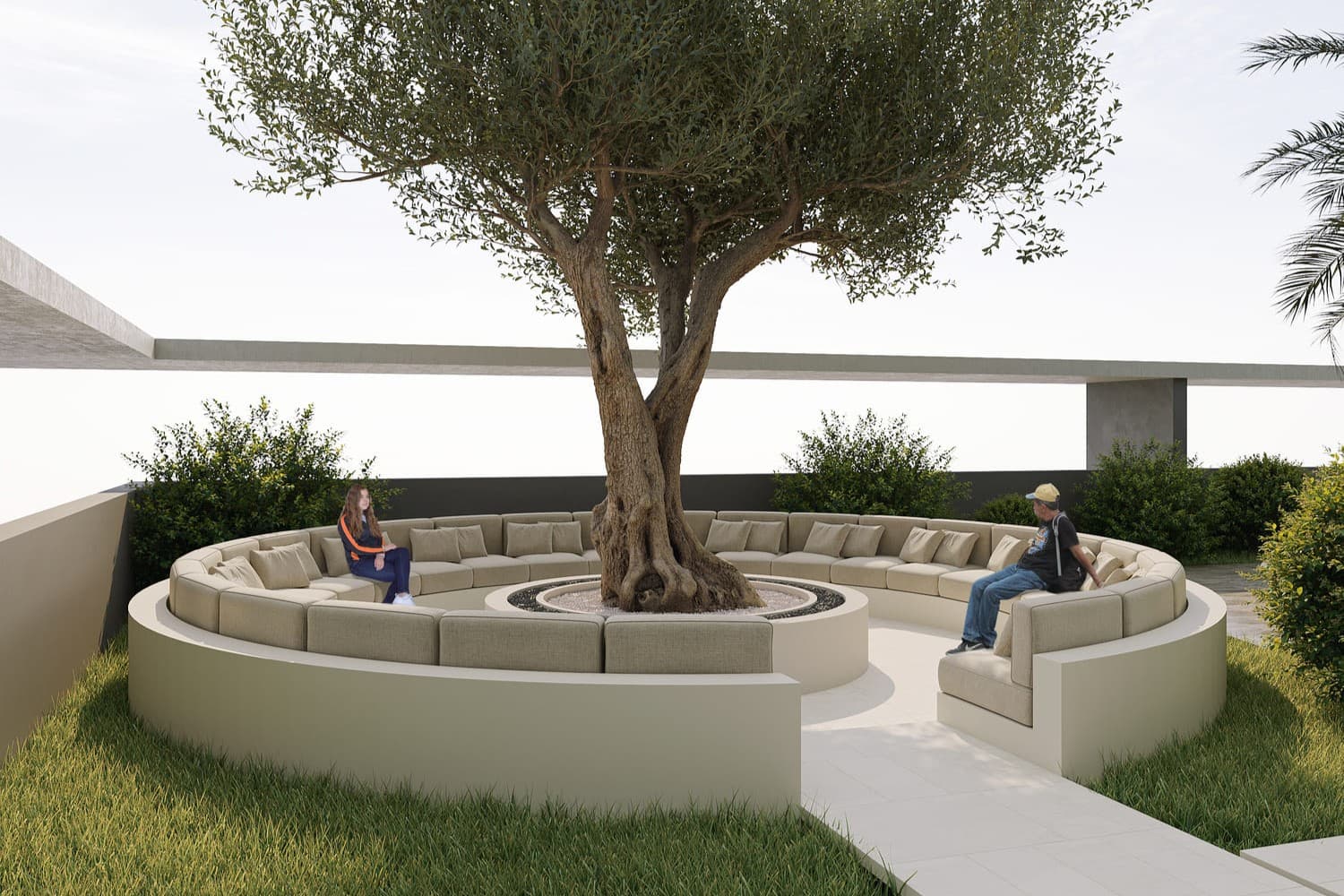 Belle Rêve amenity Rooftop Lounge - JVC (Jumeirah Village Circle), Dubai - by Zimaya Properties