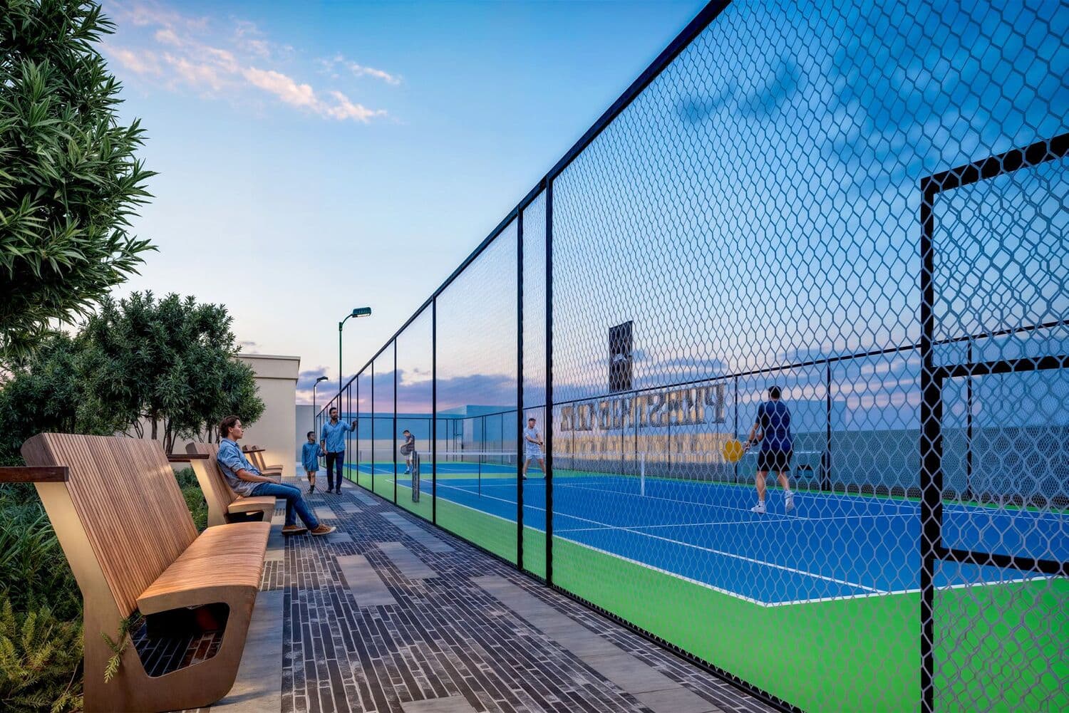 Berkeley Square amenity Multi-Purpose Court - JVC (Jumeirah Village Circle), Dubai - by Prestige One Developments