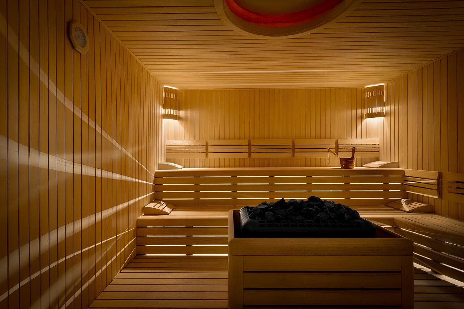 Berkeley Square amenity Sauna & Steam Room - JVC (Jumeirah Village Circle), Dubai - by Prestige One Developments