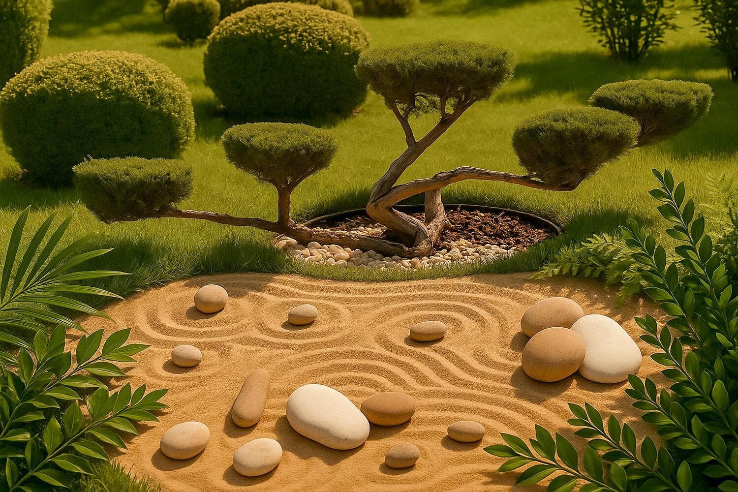 Berkeley Square amenity Zen Garden in JVC (Jumeirah Village Circle), Dubai, by Prestige One Developments