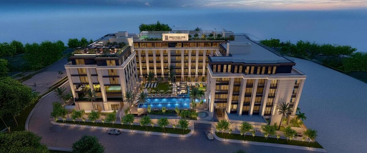 Berkeley Square exterior view - JVC (Jumeirah Village Circle), Dubai - by Prestige One Developments