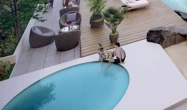 Beverly Boulevard amenity Jacuzzi Pit - Arjan, Dubai - by HMB Homes Real Estate Development