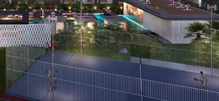 Beverly Boulevard amenity Paddle Tennis - Arjan, Dubai - by HMB Homes Real Estate Development