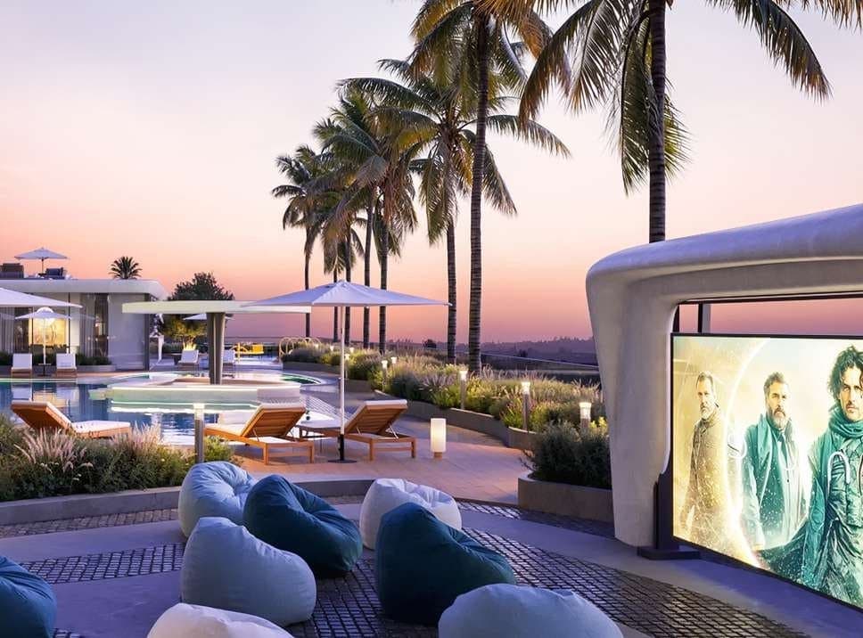 Beverly Grande amenity Outdoor Cinema - Dubai Motor City, Dubai - by HMB Homes Real Estate Development