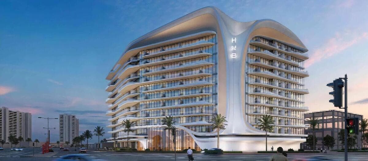 Beverly Grande exterior view - Dubai Motor City, Dubai - by HMB Homes Real Estate Development