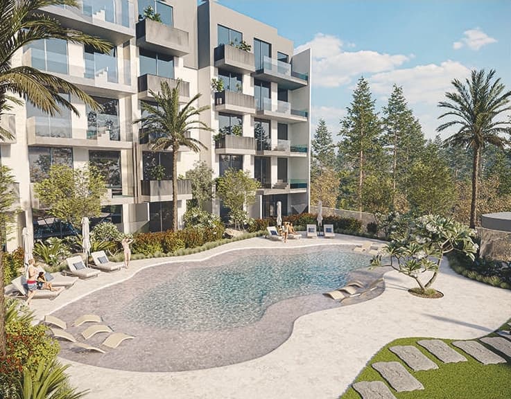 Beverly Residence 2 amenity Swimming Pool - JVC (Jumeirah Village Circle), Dubai - by HMB Homes Real Estate Development