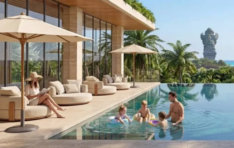 BH Residence amenity Adult & Kids' Pool - Benoa, Dubai - by Embrace Development