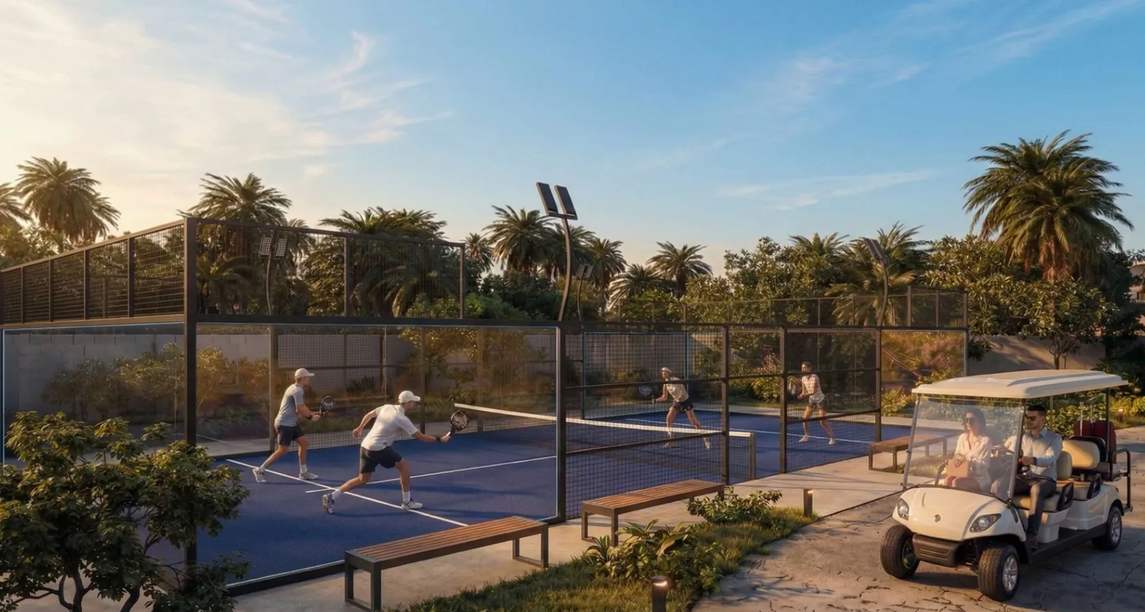 BH Residence amenity Padel Court - Benoa, Dubai - by Embrace Development