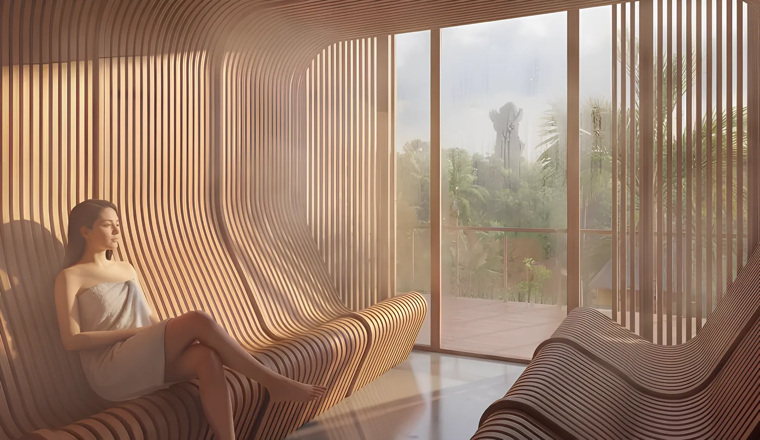 BH Residence amenity Sauna - Benoa, Dubai - by Embrace Development