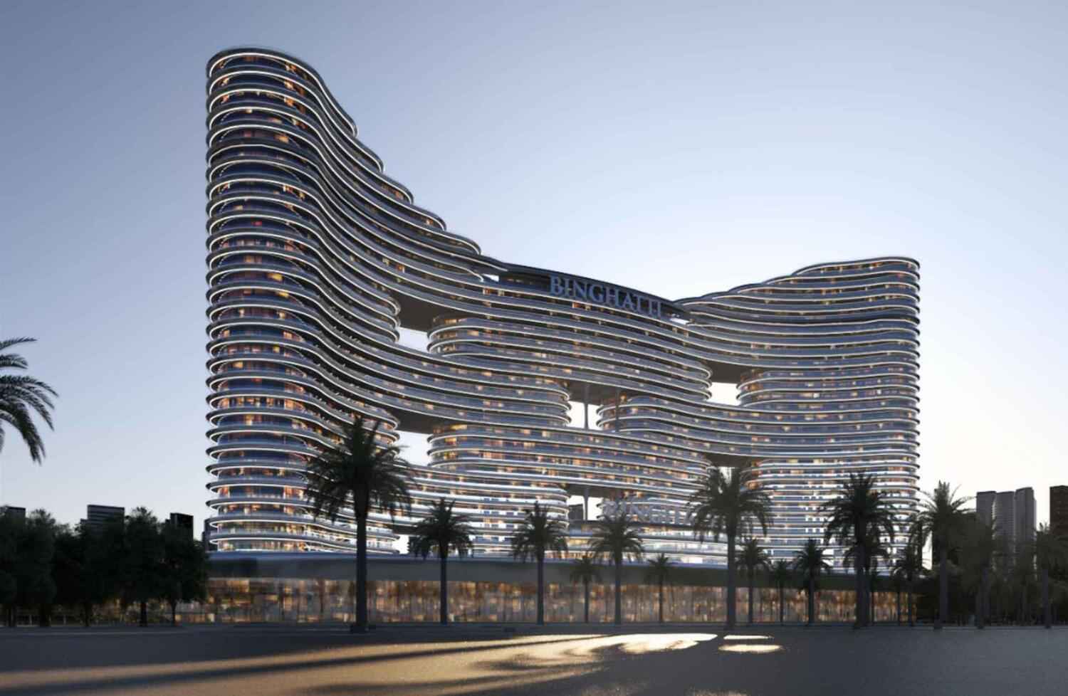 Binghatti Aquarise exterior view - Business Bay, Dubai - by Binghatti