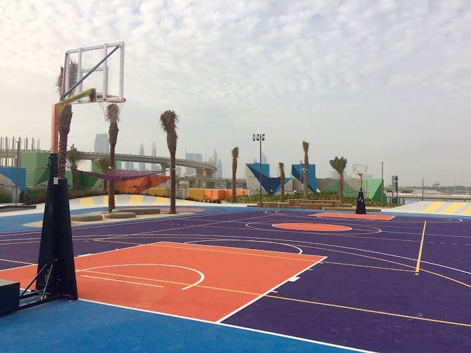 Binghatti Canal amenity Basketball Court - Business Bay, Dubai - by Binghatti