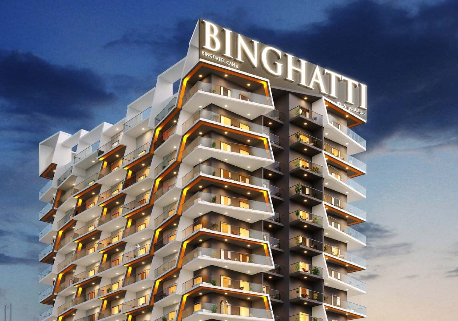 Binghatti Canal exterior view - Business Bay, Dubai - by Binghatti