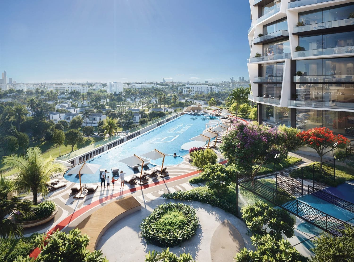 Binghatti Circle amenity Swimming Pool - JVC (Jumeirah Village Circle), Dubai - by Binghatti