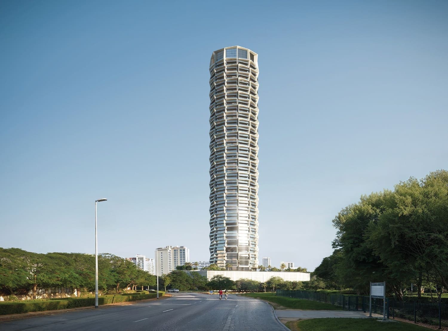 Binghatti Circle exterior view - JVC (Jumeirah Village Circle), Dubai - by Binghatti