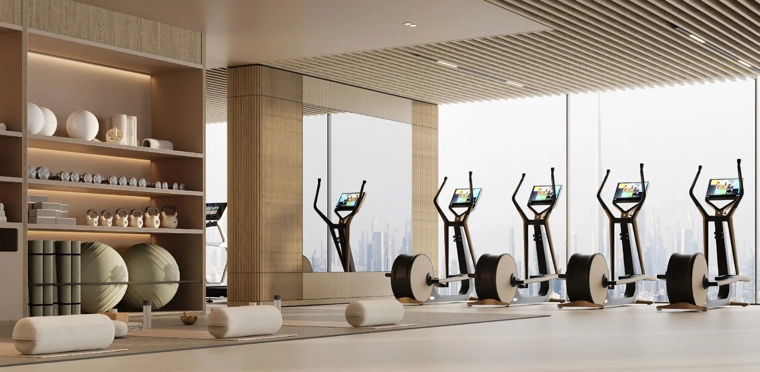 Binghatti Cullinan amenity Gym - Al Jaddaf, Dubai - by Binghatti