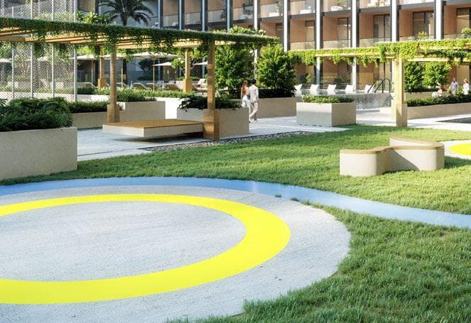 Binghatti Elite amenity Outdoor Lounge Areas - Dubai Production City, Dubai - by Binghatti