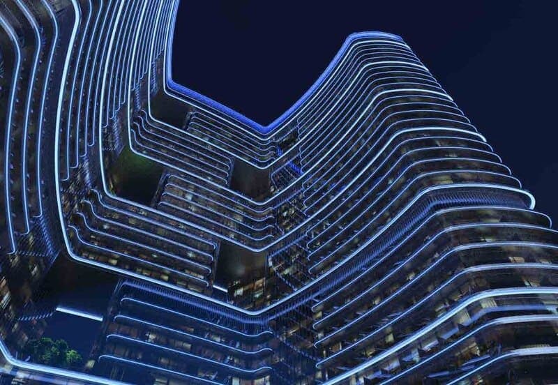 Binghatti Hillviews exterior view - Dubai Science Park, Dubai - by Binghatti