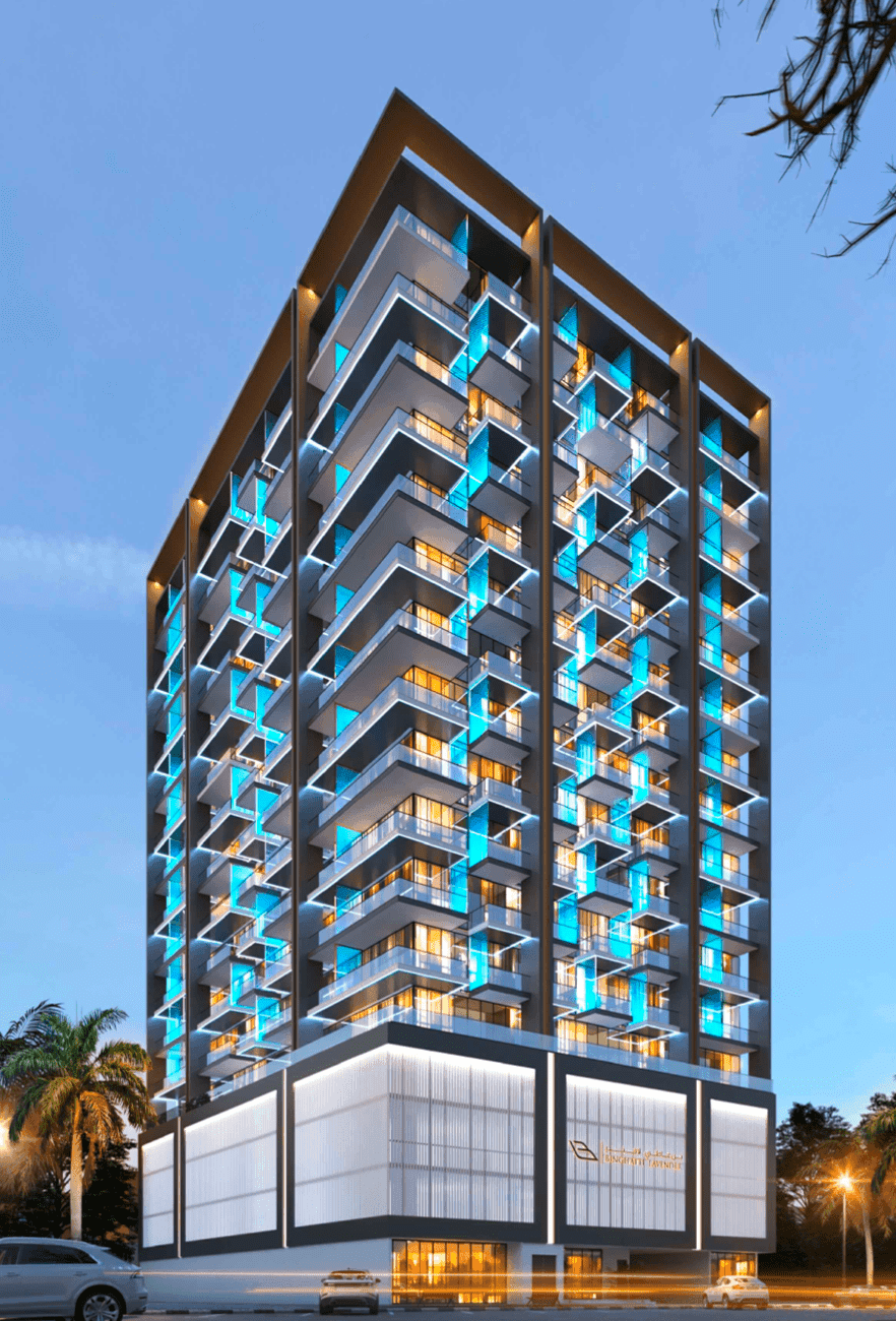 Binghatti Lavender exterior view - JVC (Jumeirah Village Circle), Dubai - by Binghatti