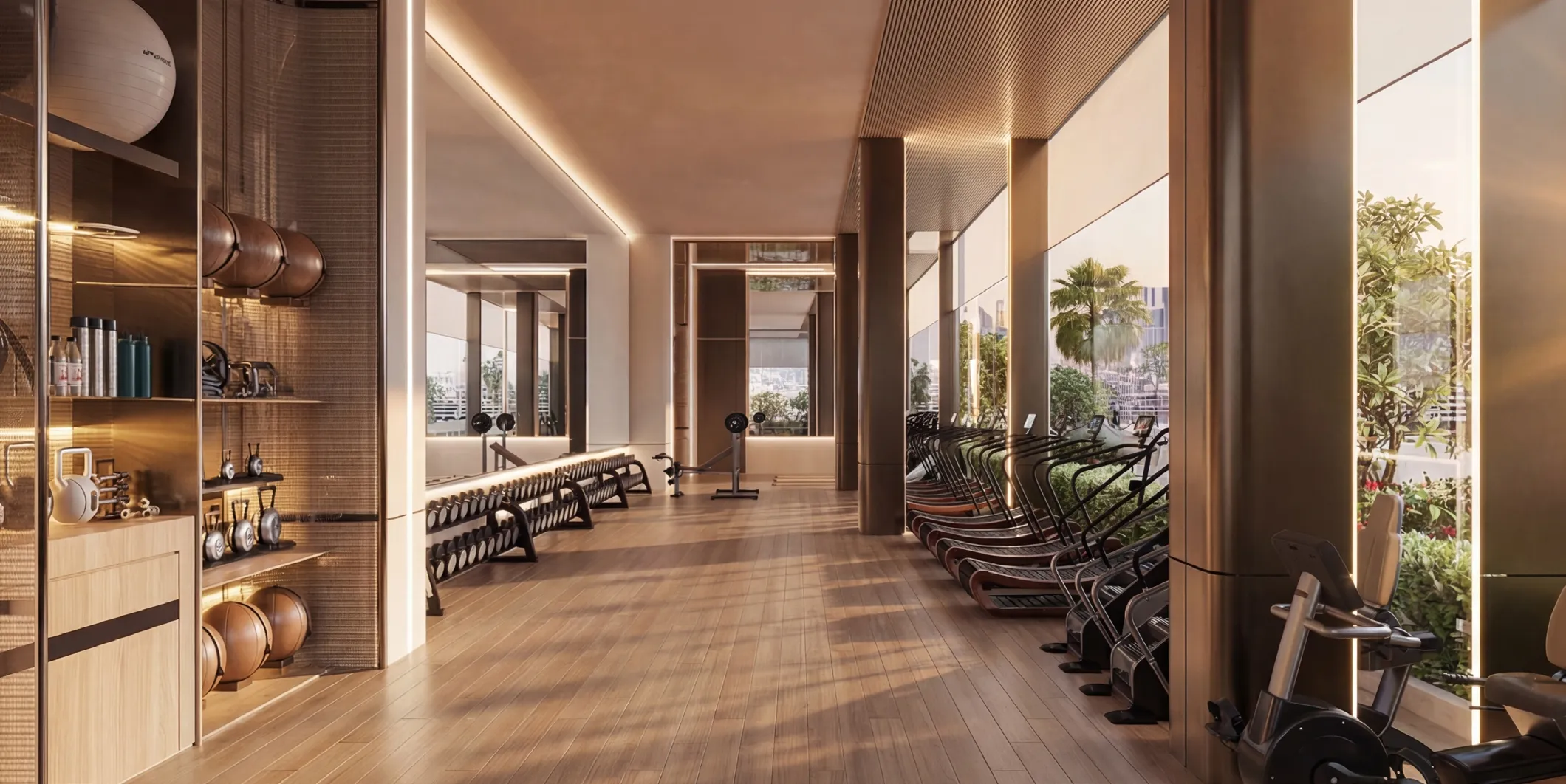 Binghatti Luxuria amenity Outdoor & Indoor Gym - JVT (Jumeirah Village Triangle), Dubai - by Binghatti