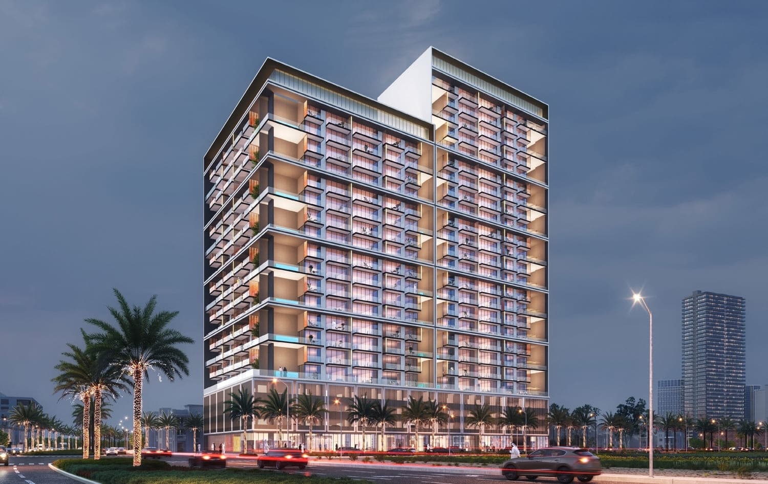 Binghatti Orchid exterior view - JVC (Jumeirah Village Circle), Dubai - by Binghatti