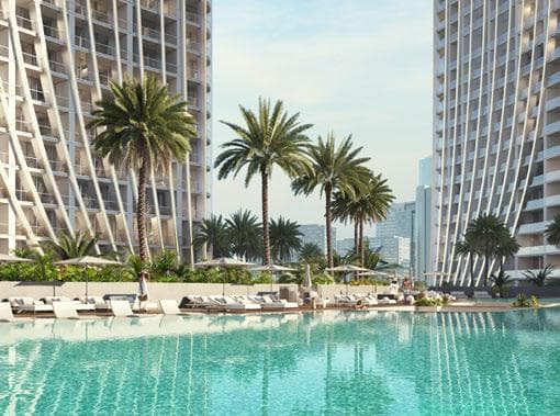 Binghatti Skyrise amenity Swimming Pool - Business Bay, Dubai - by Binghatti