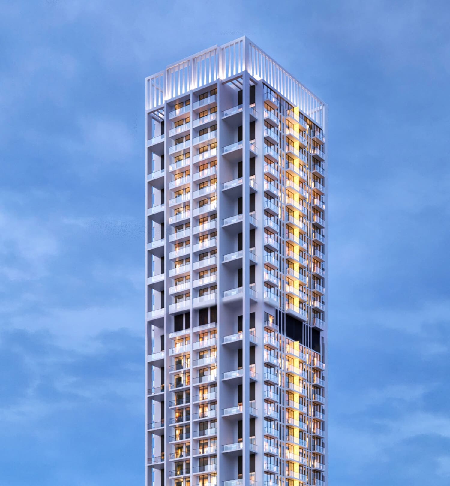 Binghatti Tulip exterior view - JVC (Jumeirah Village Circle), Dubai - by Binghatti