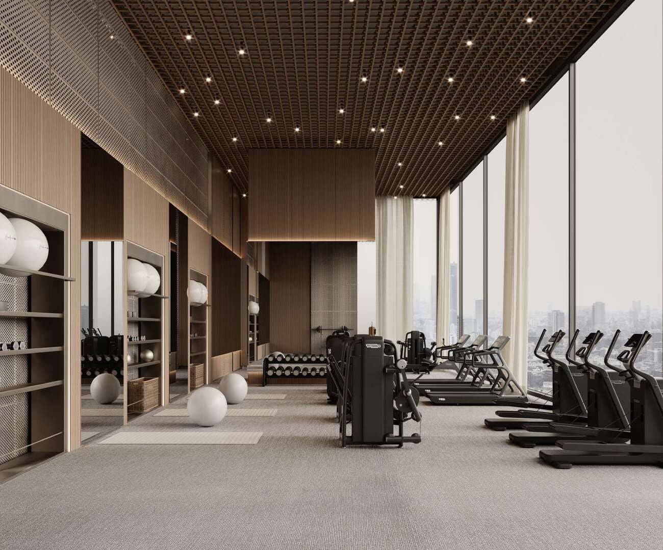 Binghatti Twilight amenity Common Gym - Al Jaddaf Waterfront, Dubai - by Binghatti