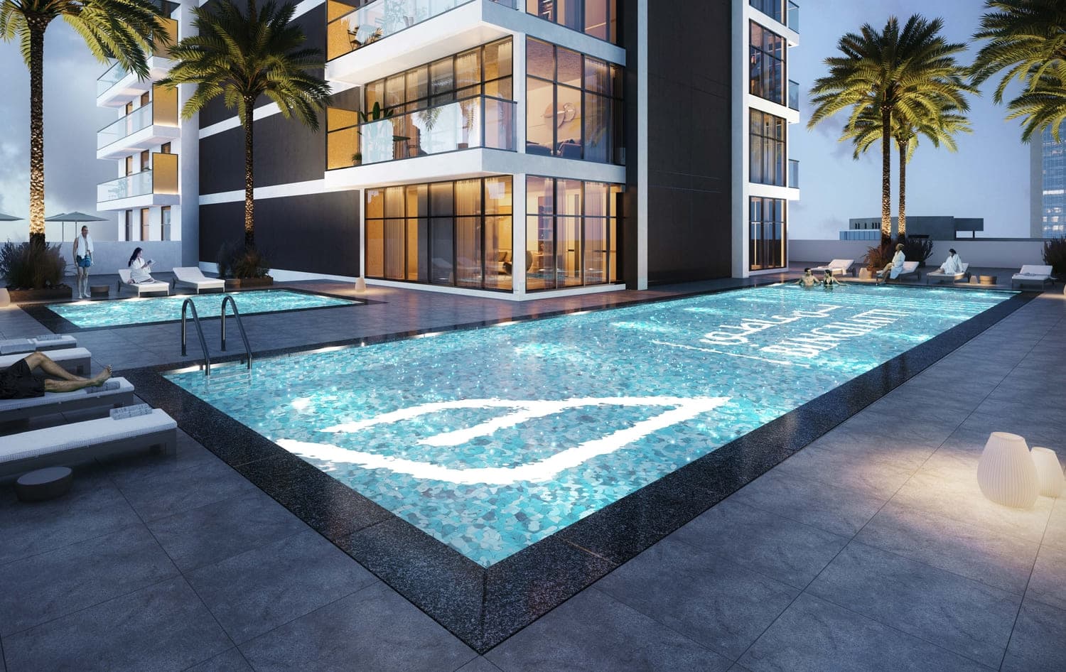 Binghatti Venus amenity Swimming Pool in JVC (Jumeirah Village Circle), Dubai