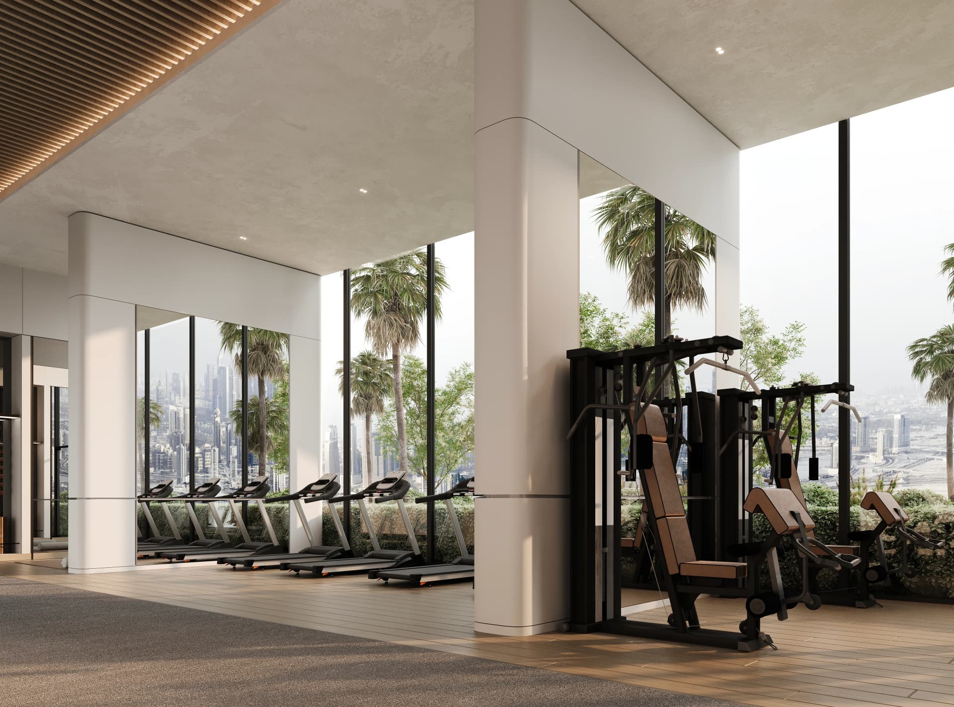 Binghatti Vintage amenity Gym in Wadi Al Safa 3, Dubai