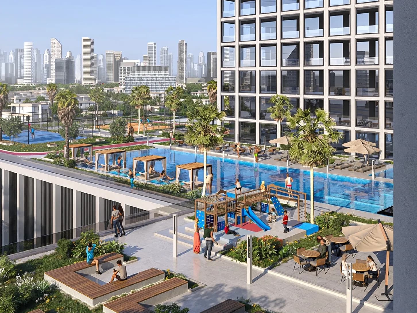 Binghatti Vintage amenity Kids' Play Area - Wadi Al Safa 3, Dubai - by Binghatti