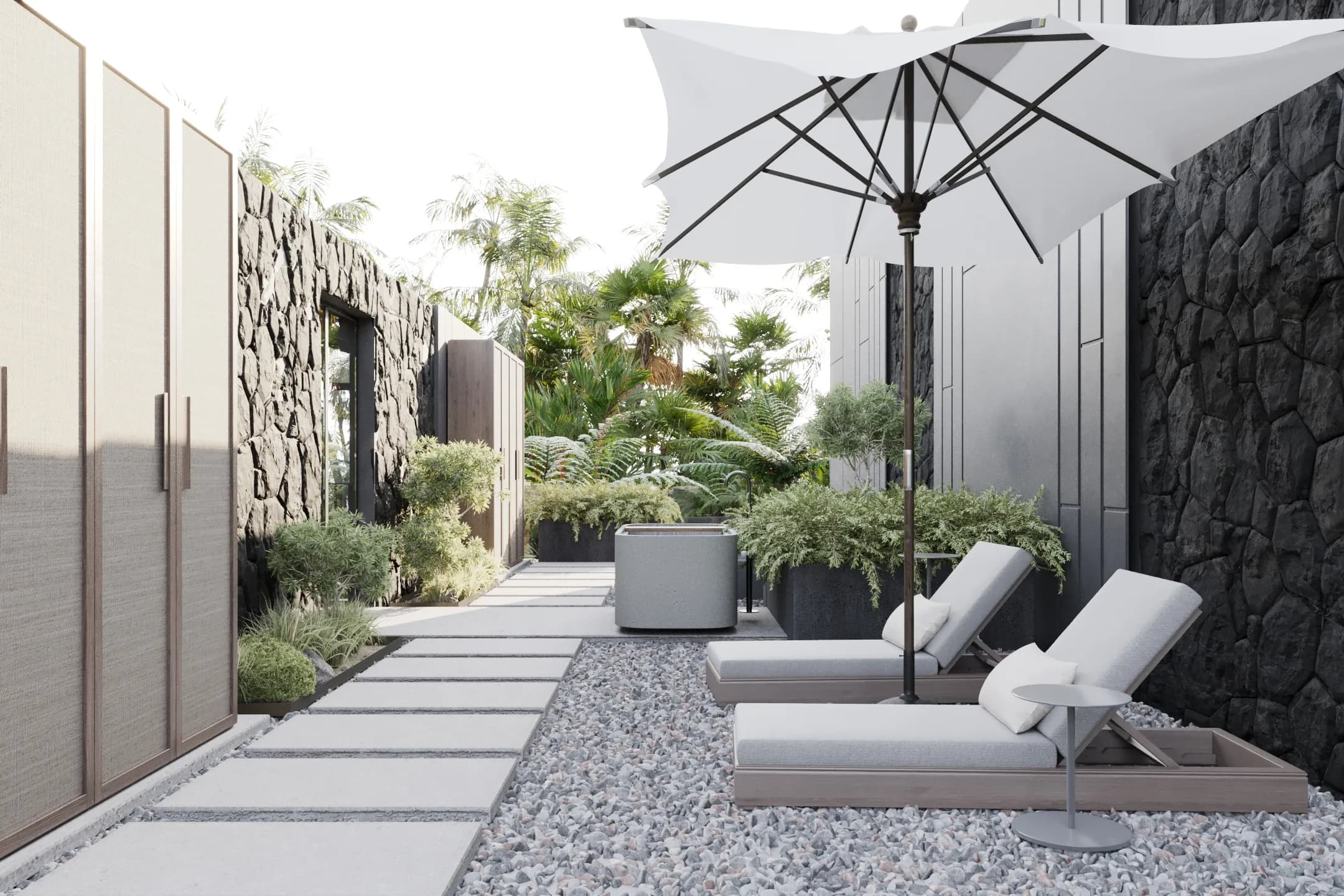 Black Rock amenity Lounge Area - Badung, Dubai - by High Quality Construction