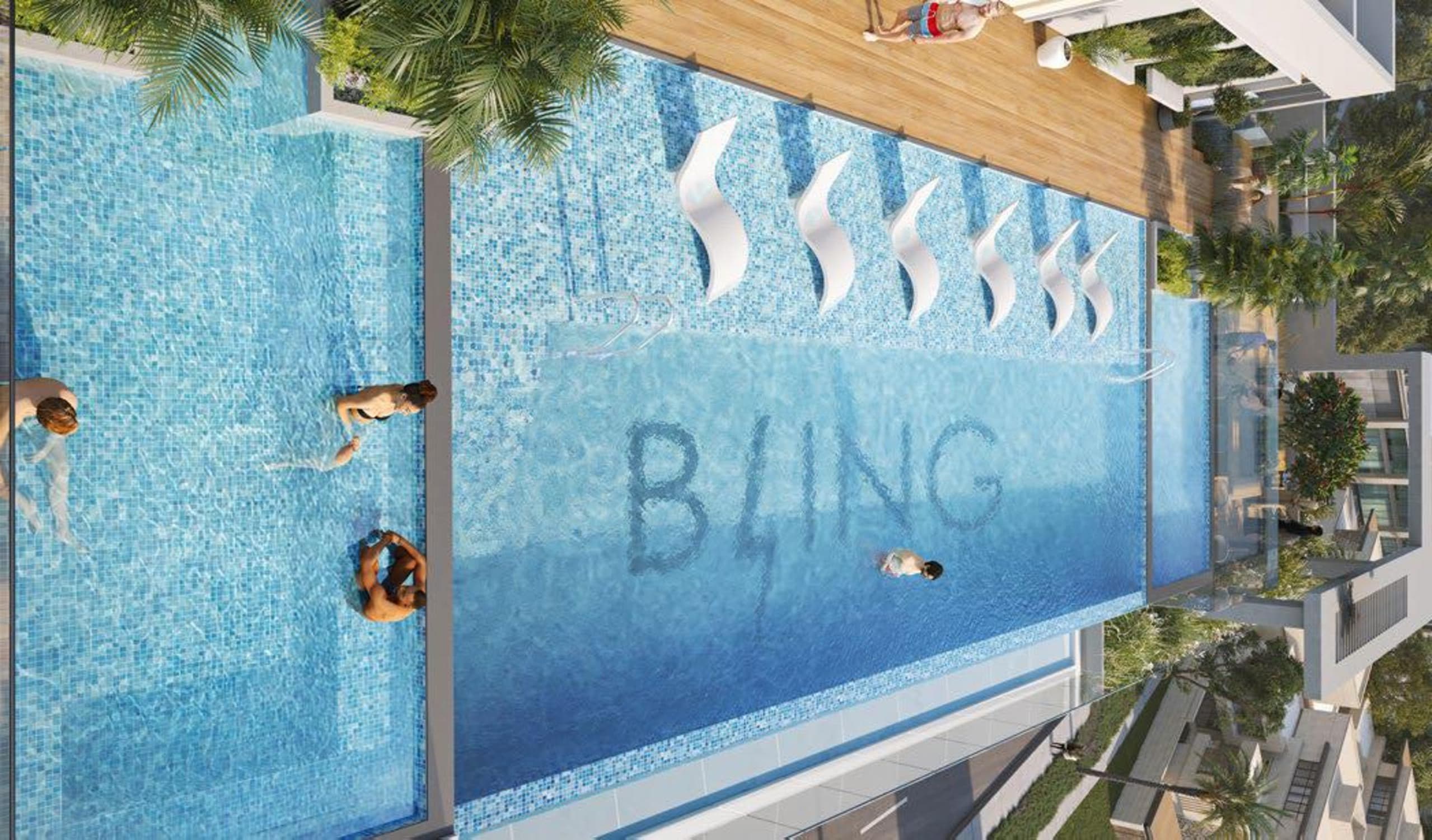 Bling Avenue 1 amenity Infinity Pool - Dubai South, Dubai - by Bling Development