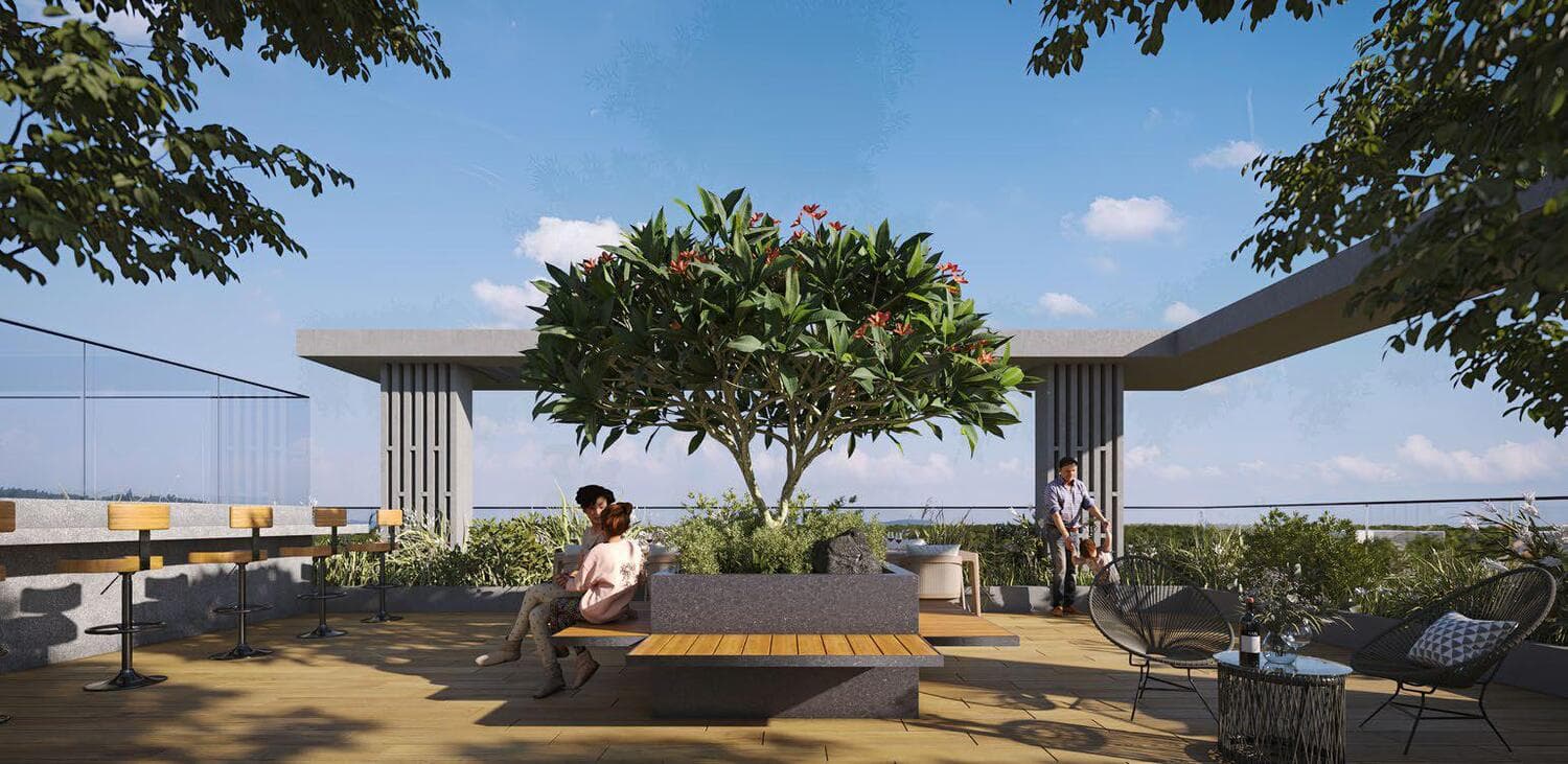 Bling Avenue 1 amenity Rooftop Garden - Dubai South, Dubai - by Bling Development