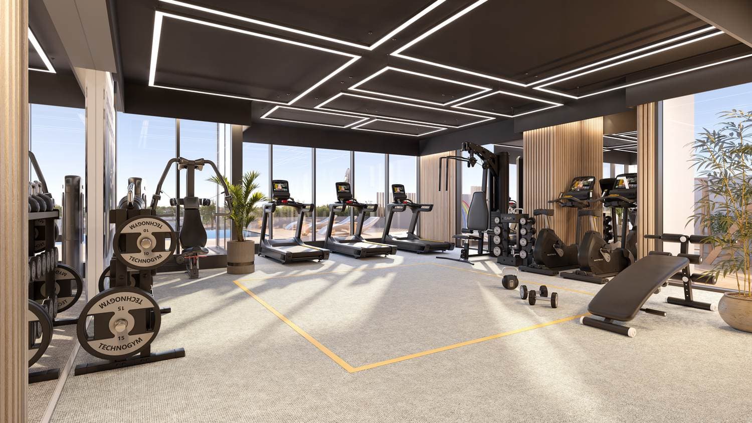Bliss Tower amenity Gym - Dubailand Residence Complex, Dubai - by Grid Properties