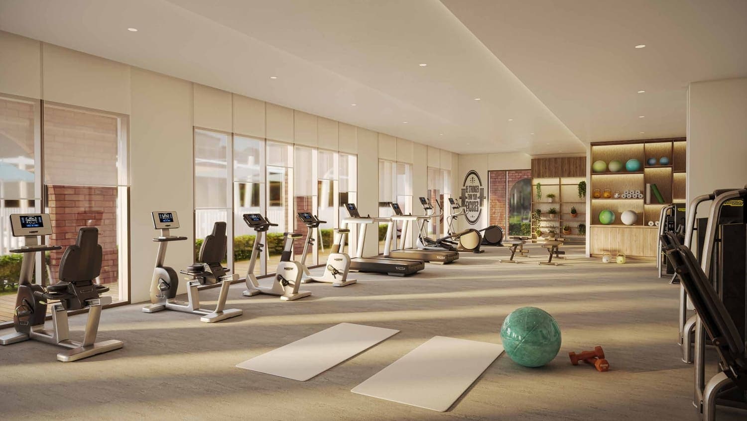 Bloom Living - Granada amenity Gyms - Shakhbout city, Dubai - by Bloom Holding