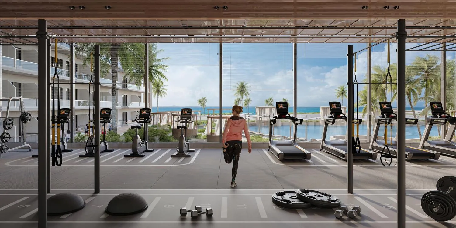 Bloom Living - Malaga amenity Gymnasium - Zayed City, Dubai - by Bloom Holding