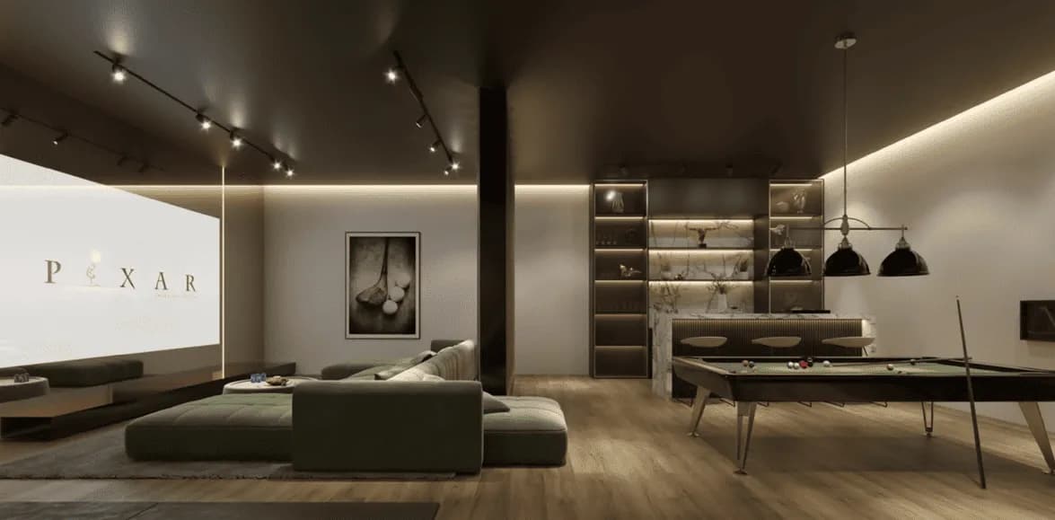 Bloom Living - Malaga amenity Private Cinema - Zayed City, Dubai - by Bloom Holding