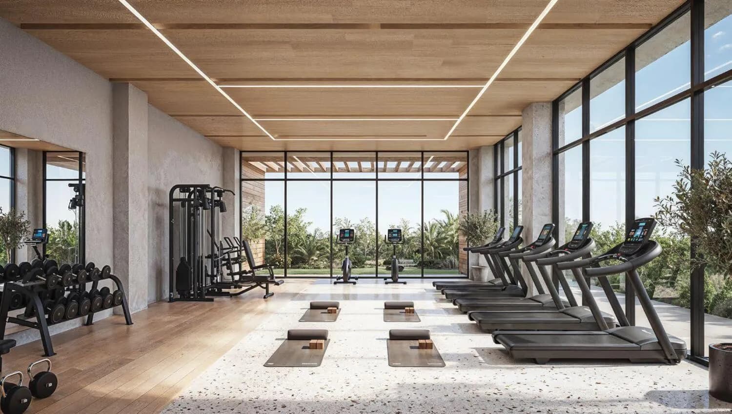 Bloom Living - Malaga amenity Wellness Space - Zayed City, Dubai - by Bloom Holding