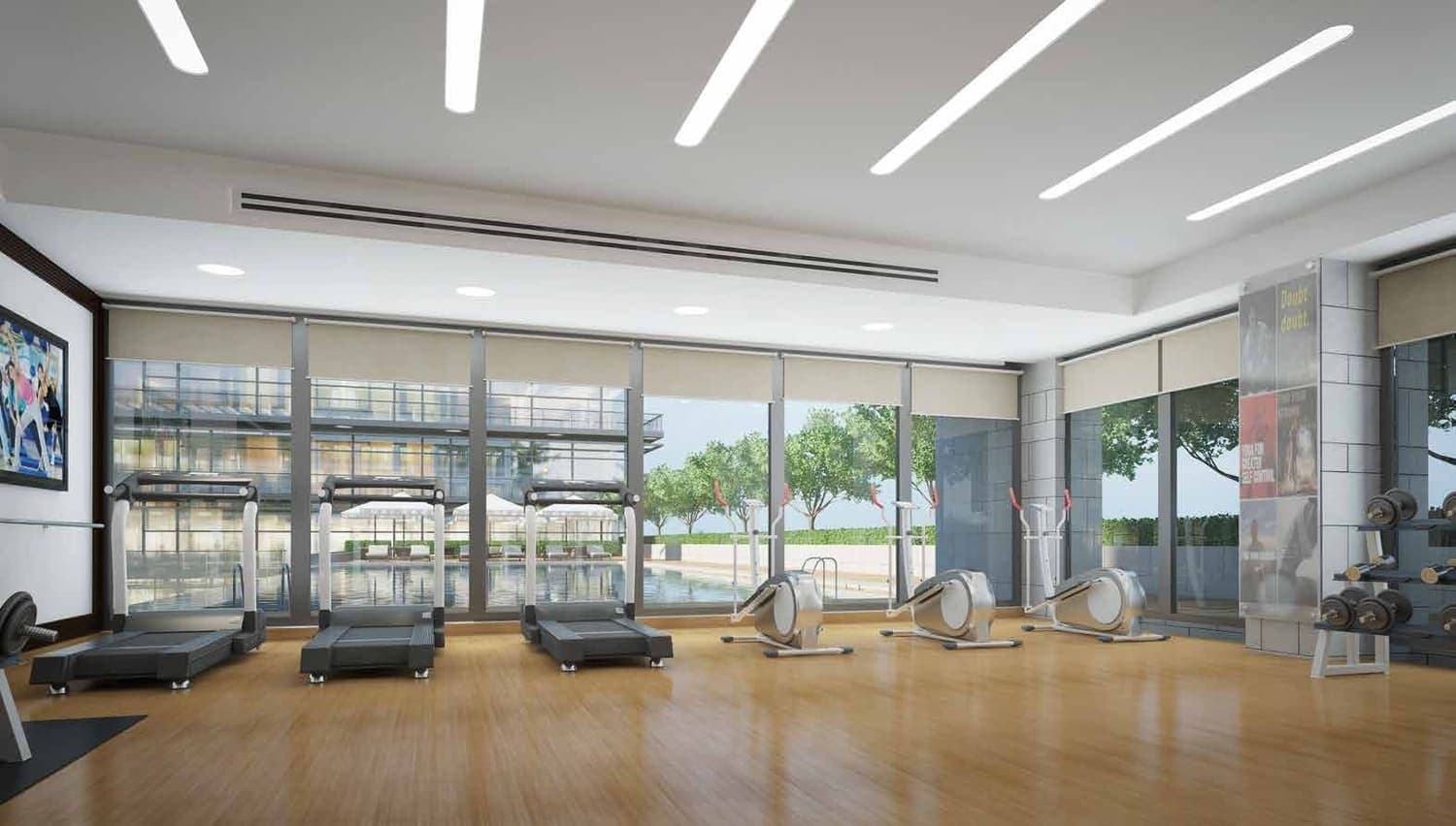 Bloom Park View amenity Gym - Al Saadiyat island, Dubai - by Bloom Holding
