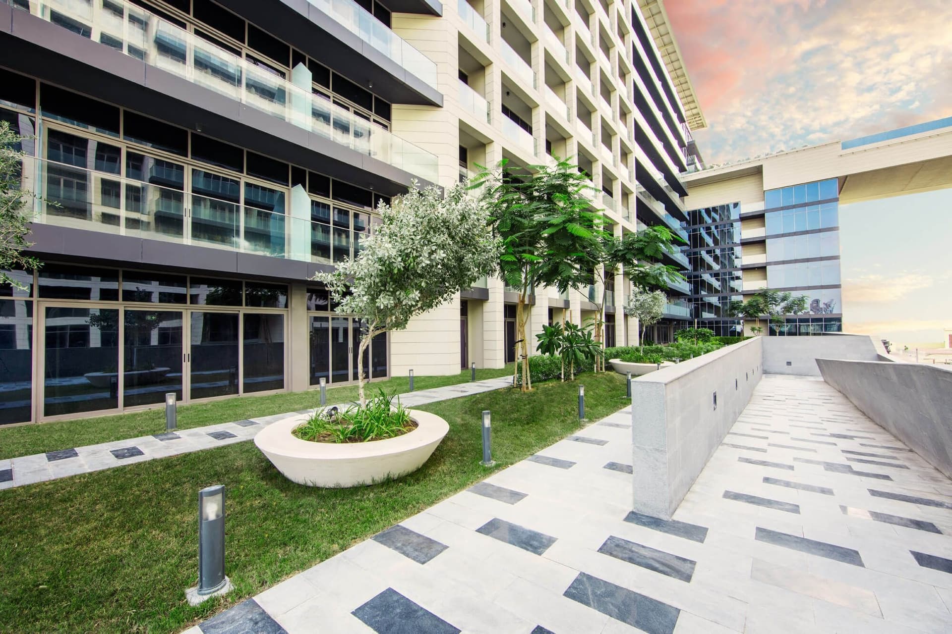 Bloom Park View amenity Lush Garden in Al Saadiyat island, Abu Dhabi, by Bloom Holding