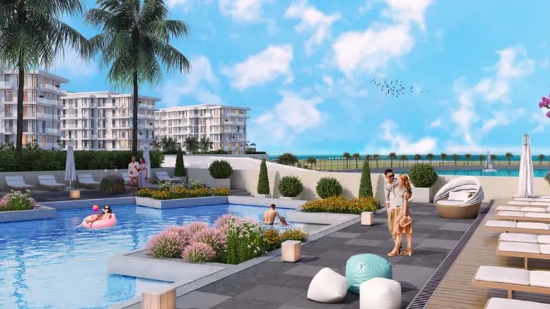 Blue Bay Walk amenity Swimming Pool - Al Hamriya, Dubai - by Ajmal Makan