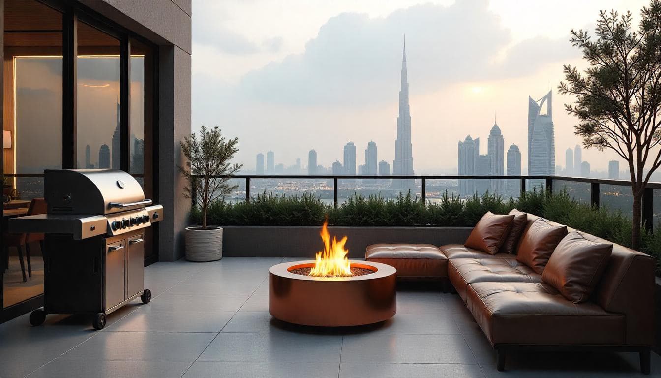 Blue Marina Residence amenity Community Barbeque Zone - Dubai Islands, Dubai - by Shakirov Developments