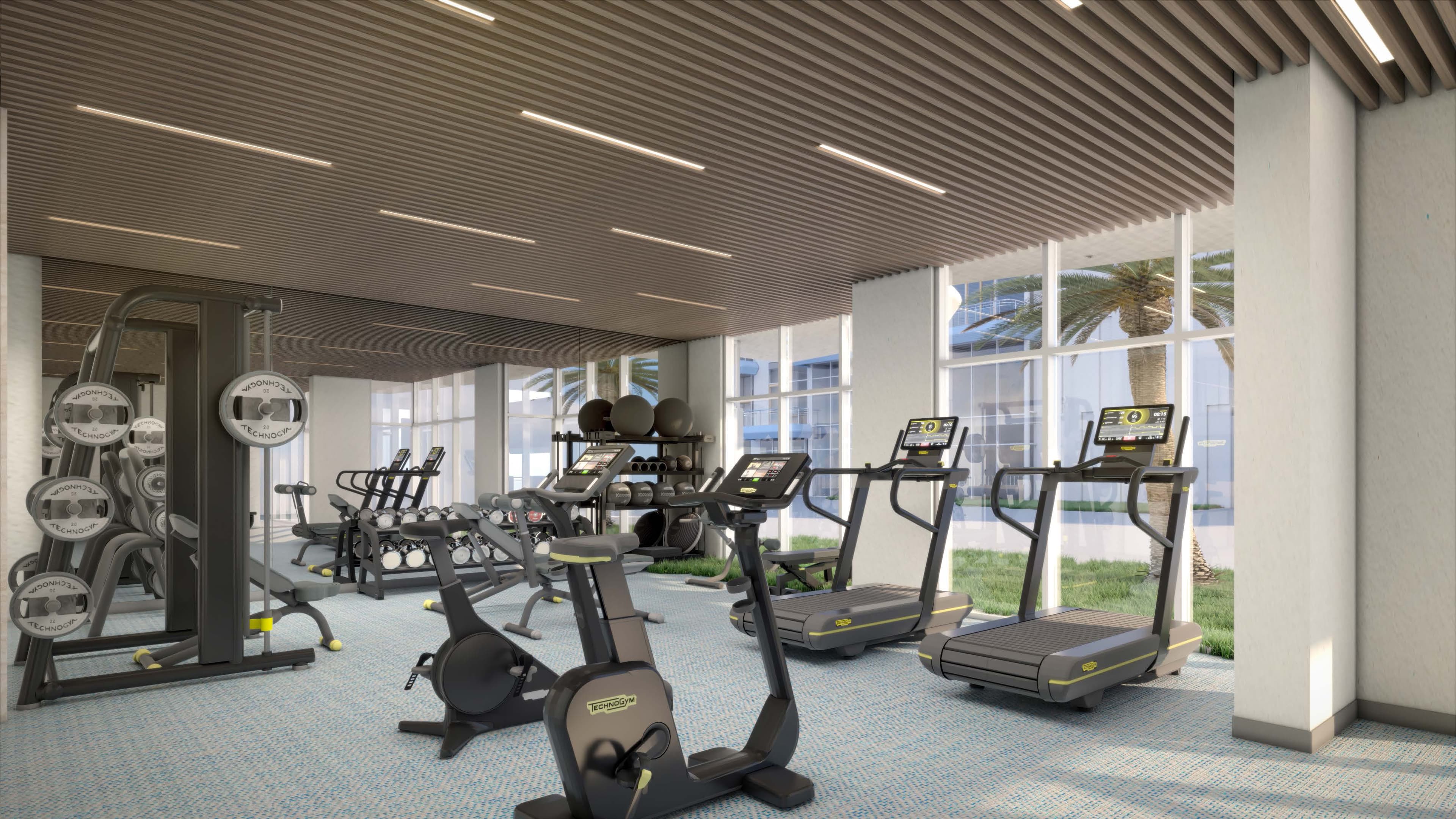Blue Marina Residence amenity Fitness Centre - Dubai Islands, Dubai - by Shakirov Developments