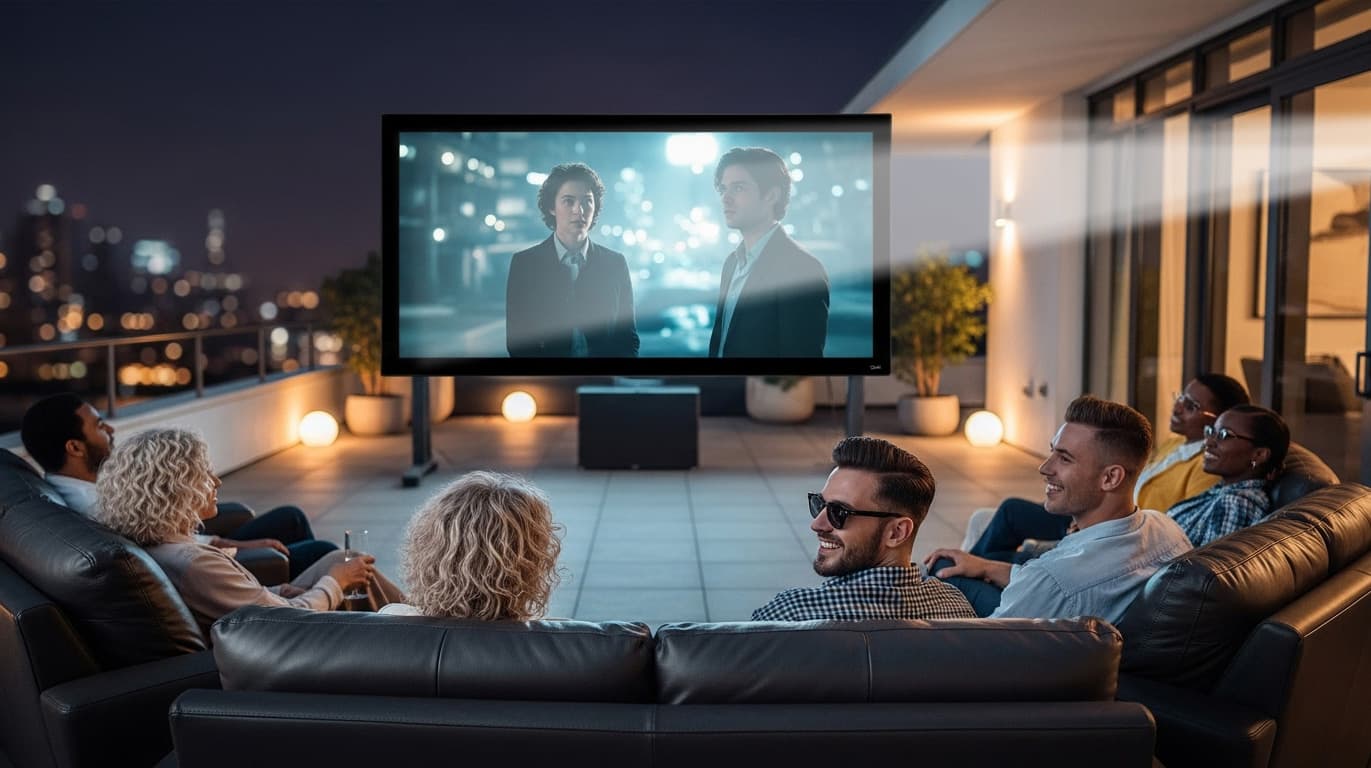 Blue Marina Residence amenity Outdoor Cinema - Dubai Islands, Dubai - by Shakirov Developments