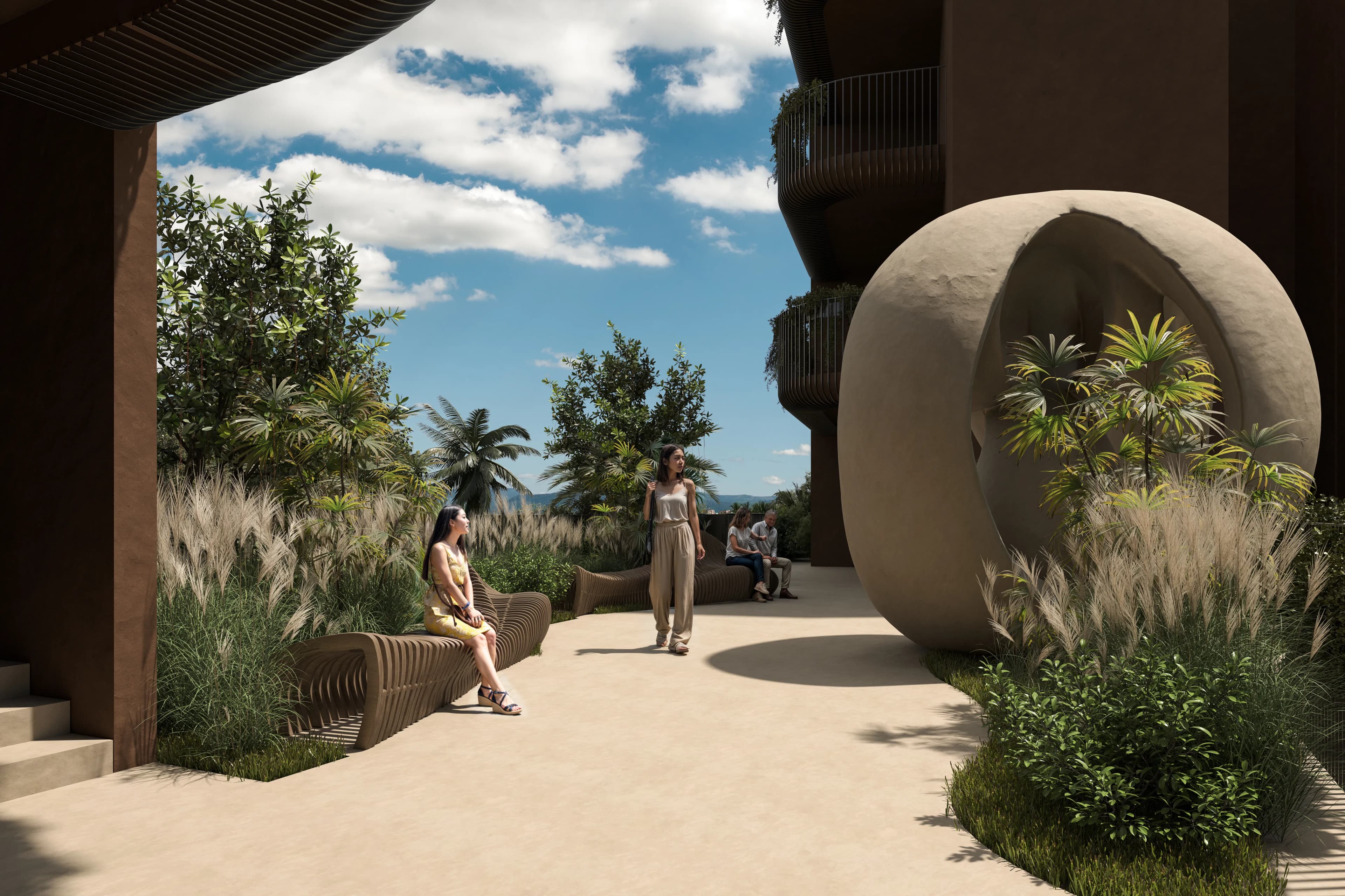 Body Sense amenity Garden Area - Bali, Dubai - by IJI Group