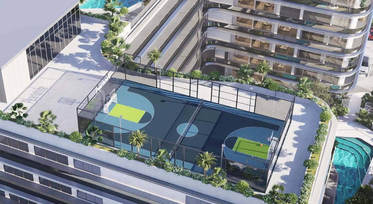 Bond Enclave amenity Multi Sports Courts - Arjan, Dubai - by Pearlshire Developments