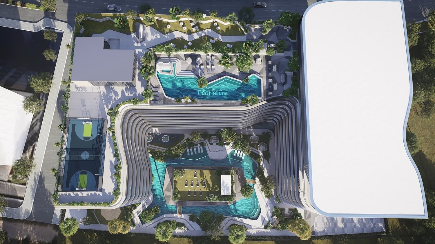 Bond Enclave amenity Swimming Pools - Arjan, Dubai - by Pearlshire Developments