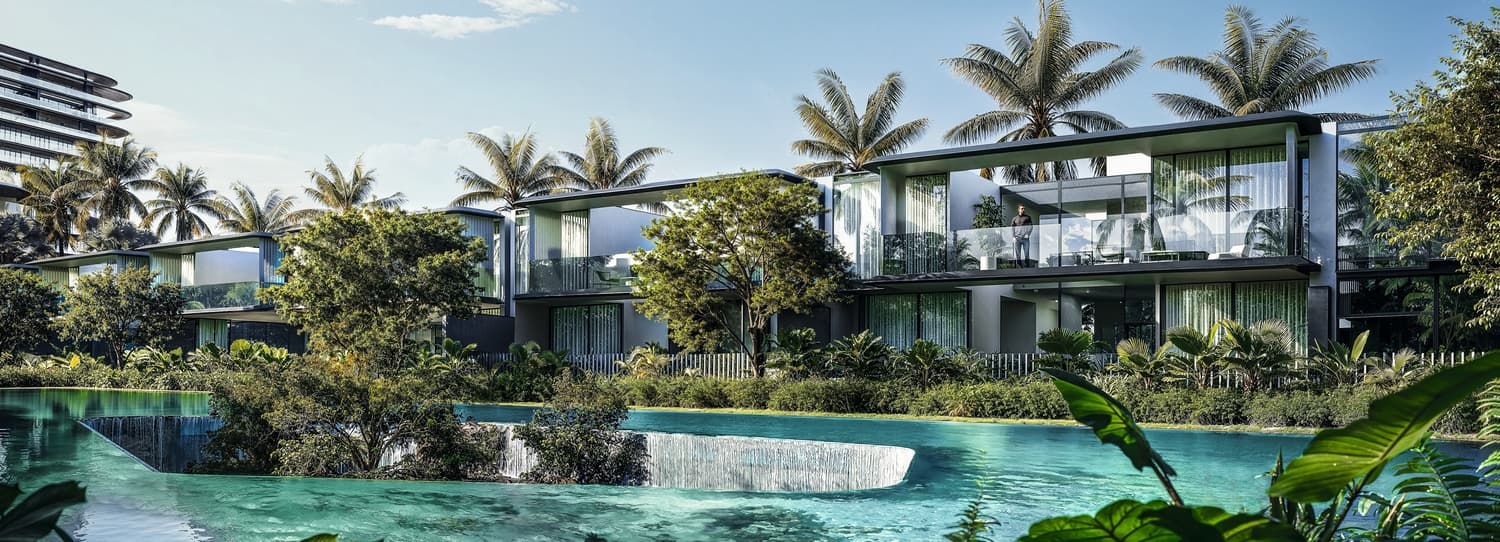 Brabus Island Chapter Two - The Villas amenity Large Swimming Pool & Kids’ Pool - Al Raha Beach, Dubai - by Cosmo Developments
