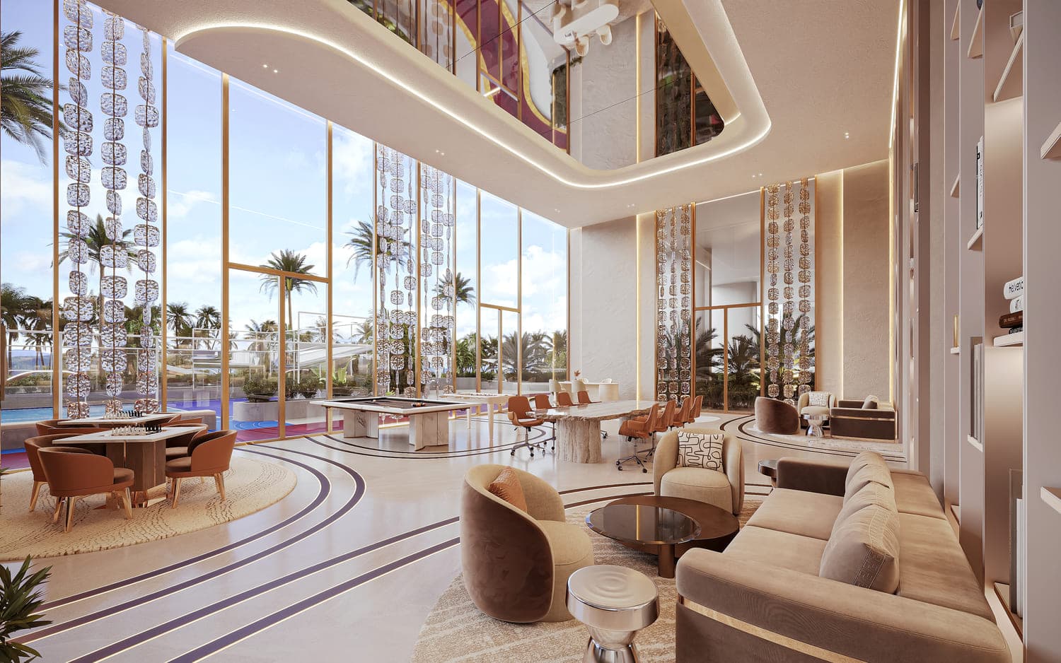 Breez amenity Club House in Maritime City, Dubai, by Danube