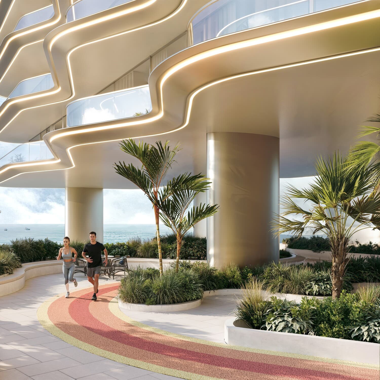 Breez amenity Jogging Track - Maritime City, Dubai - by Danube